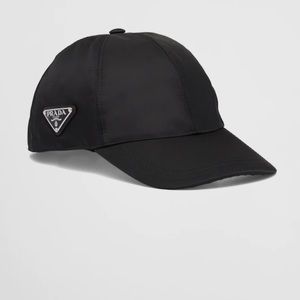 Black Prada nylon cap